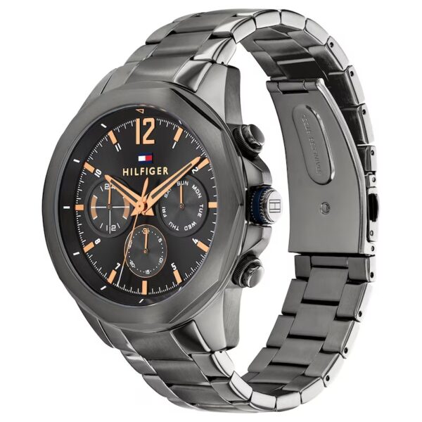 Tommy Hilfiger Gunmetal IP Stainless Steel Bracelet Watch - Image 2