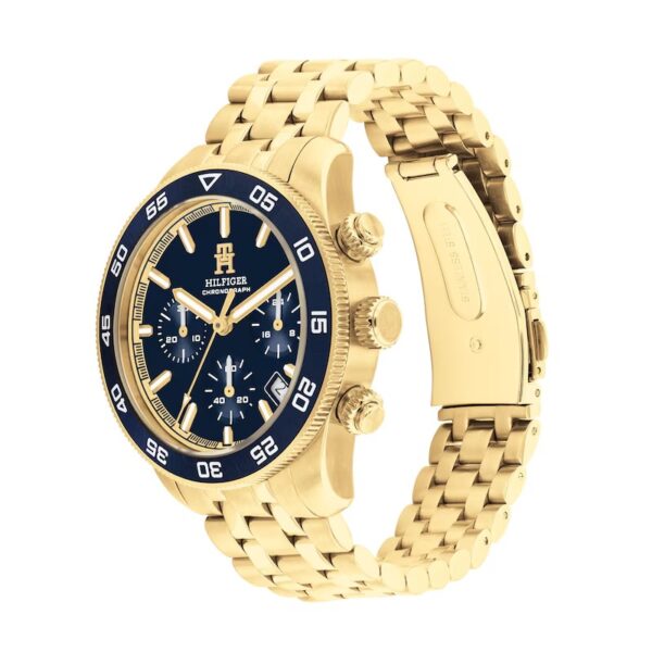 Tommy Hilfiger Men's Chronograph Gold Tone Stainless Steel Watch - Image 2