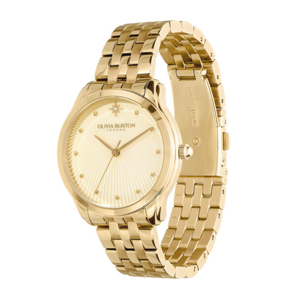 Olivia Burton Celestial 36mm Starlight Gold Bracelet Watch - Image 2