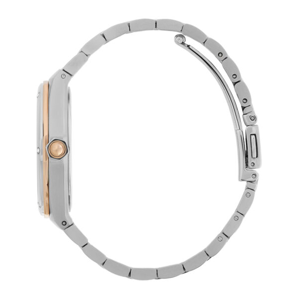 Olivia Burton Sports Luxe 33mm Hexa White, Carnation Gold & Silver Bracelet Watch - Image 4