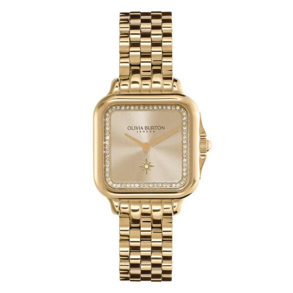 Olivia Burton Classic 28mm Grosvenor Gold Bracelet Watch