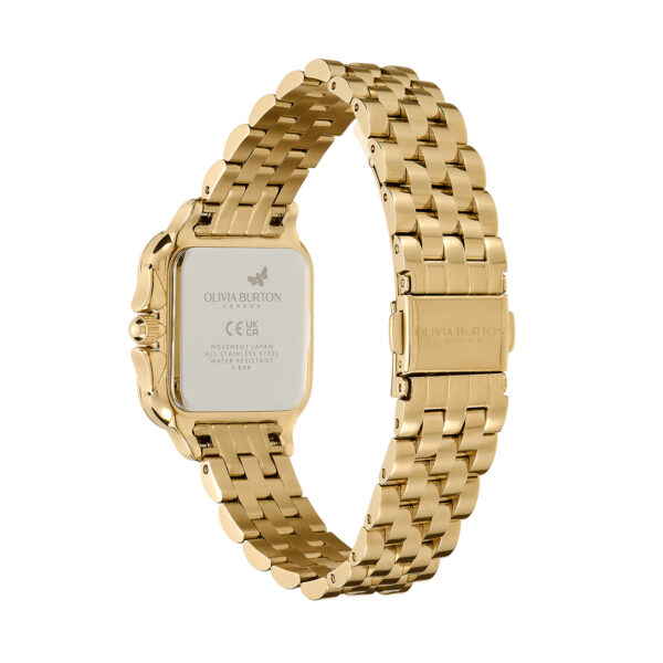 Olivia Burton Classic 28mm Grosvenor Gold Bracelet Watch - Image 5