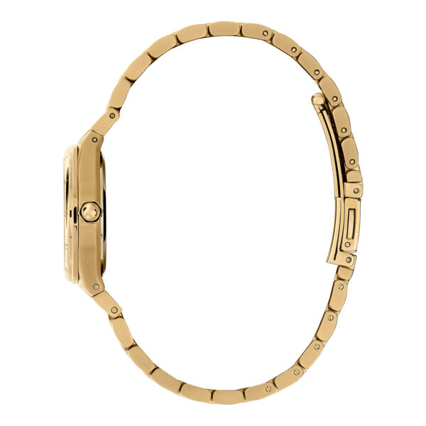 Olivia Burton Sports Luxe 28mm Mini Hexa Mushroom & Gold Bracelet Watch - Image 4