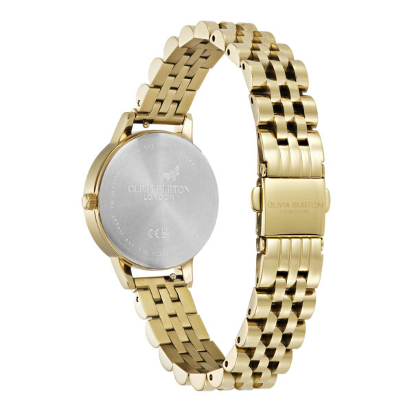 Olivia Burton Classic 30mm White & Gold Bracelet Watch - Image 5