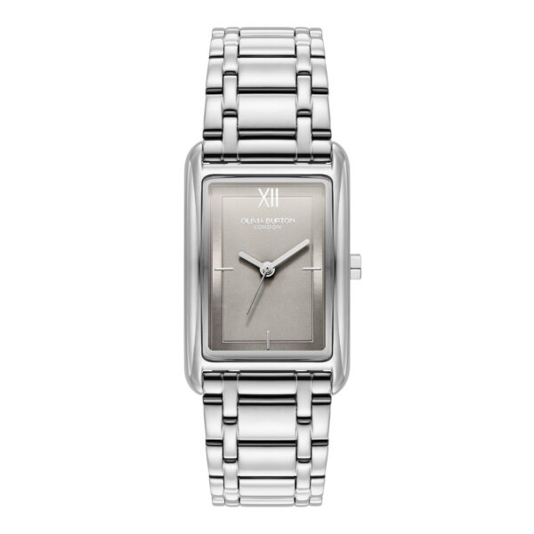 Olivia Burton Classic 23mm Grove Dove Grey & Silver Bracelet Watch