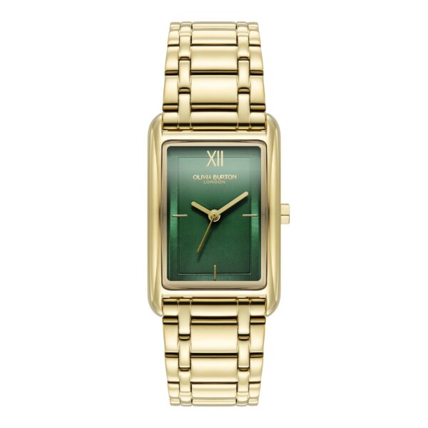 Olivia Burton Classic 23mm Grove Forest Green & Gold Bracelet Watch