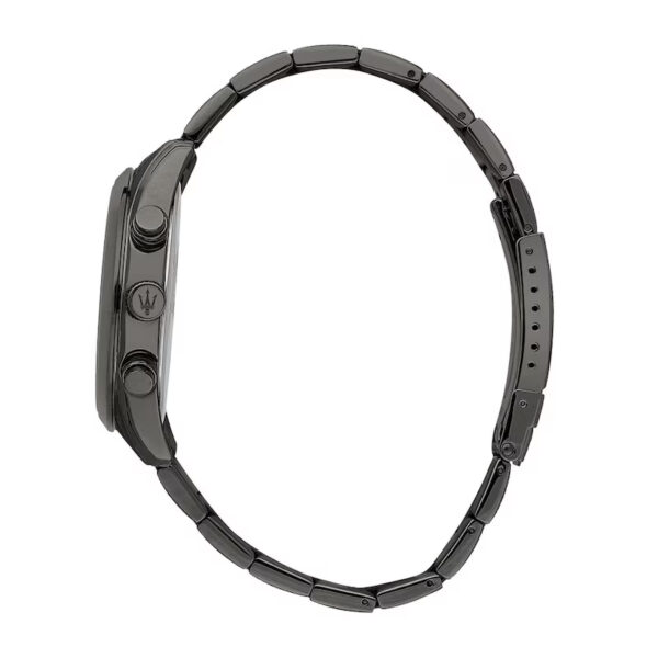Maserati Attrazione Men's Rose Gold Accents Black Gunmetal Bracelet Watch - Image 2
