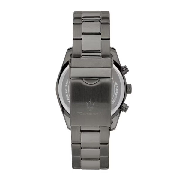 Maserati Attrazione Men's Rose Gold Accents Black Gunmetal Bracelet Watch - Image 3