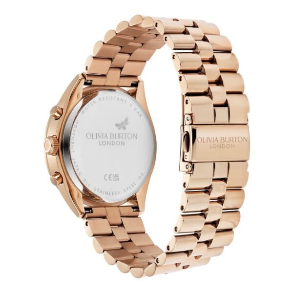 Olivia Burton City Classic Rose Tone Bracelet Watch - Image 3