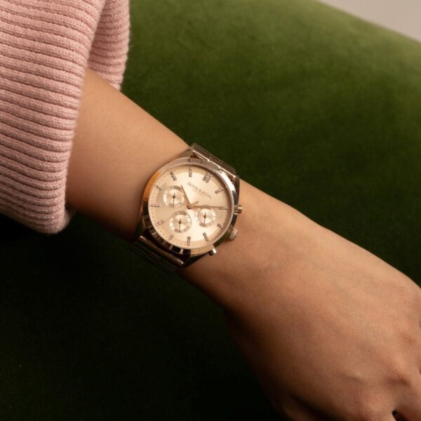 Olivia Burton City Classic Rose Tone Bracelet Watch - Image 4