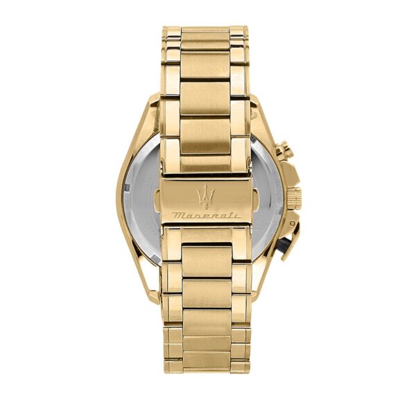 Maserati Traguardo Gold Plated Chronograph Bracelet Watch - Image 3