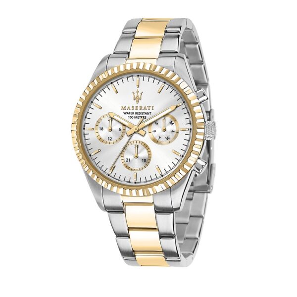 Maserati Competizione Two Tone Bracelet Watch