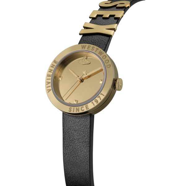 Vivienne Westwood Rebel 30mm Ladies Watch Gold - Image 3