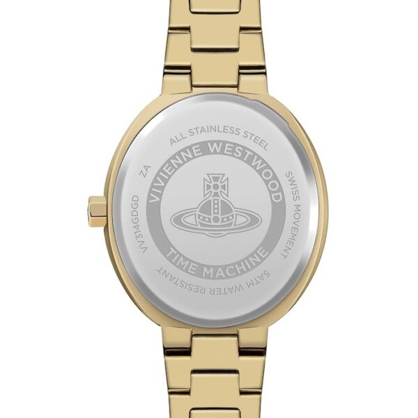 Vivienne Westwood Armour 28mm Ladies Watch Gold - Image 2