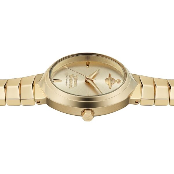 Vivienne Westwood Armour 28mm Ladies Watch Gold - Image 4