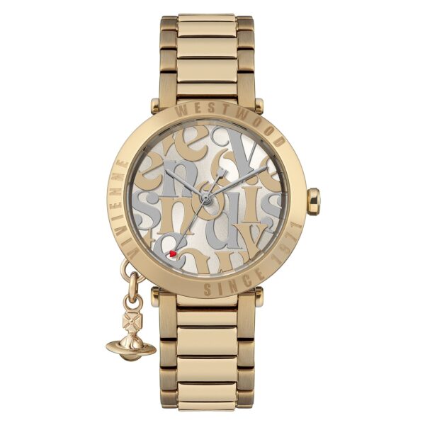 Vivienne Westwood Orb Logomania 32mm Ladies Champagne