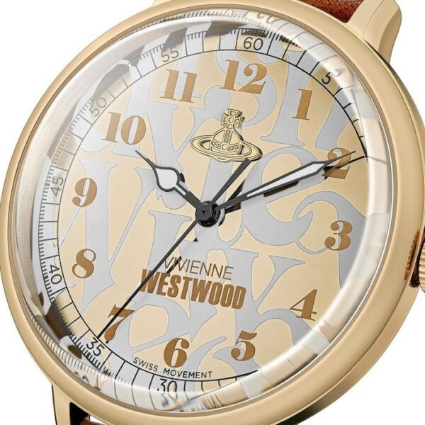 Vivienne Westwood Cavendish 48mm Ladies Watch Gold - Image 2