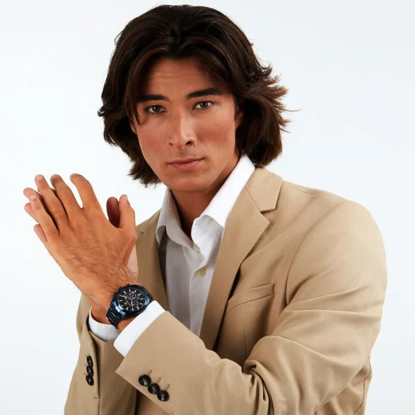 Maserati Attrazione Men's Blue Watch - Image 4