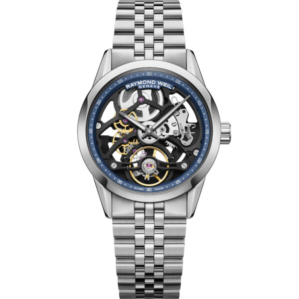 Raymond Weil Freelancer Calibre RW1212 Skeleton Automatic Watch, 38 mm