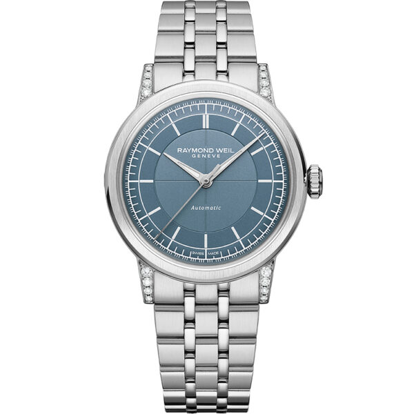 Raymond Weil Millesime Automatic Central Seconds Diamonds Watch, 35 mm