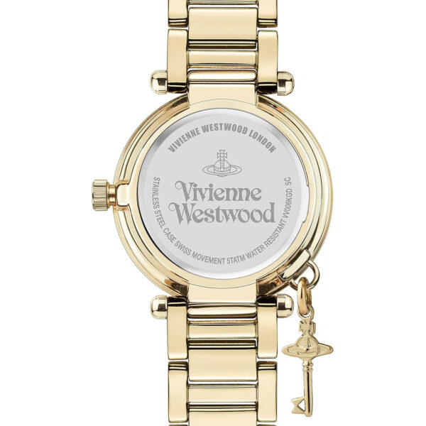 Vivienne Westwood Women's Kensington II Quartz Watch with Gold Dial Analogue Display and Gold Stainless Steel Bracelet - Image 2