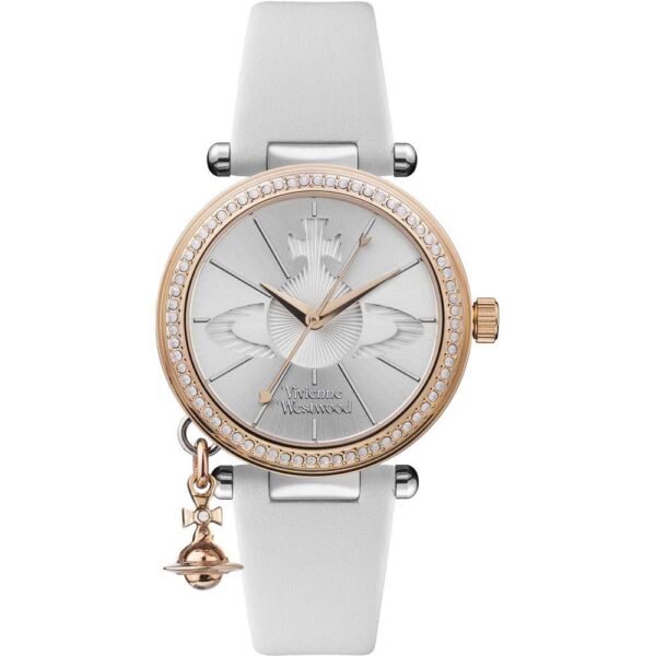 Vivienne Westwood Ladies Orb Pastelle Rose Toned Watch