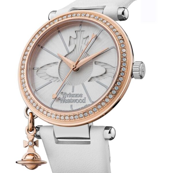 Vivienne Westwood Ladies Orb Pastelle Rose Toned Watch - Image 2