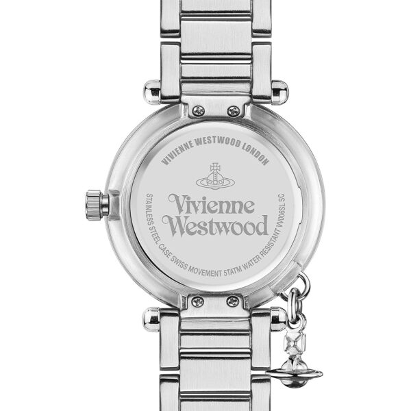 Vivienne Westwood Women's Orb Quartz Watch with Silver Dial Analogue Display and Stainless Steel Bracelet - Image 2