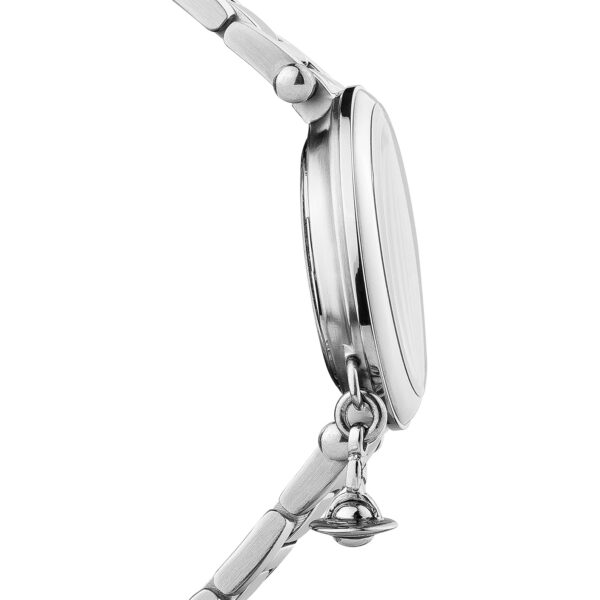 Vivienne Westwood Women's Orb Quartz Watch with Silver Dial Analogue Display and Stainless Steel Bracelet - Image 3
