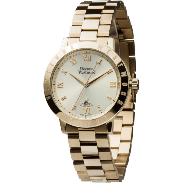 Vivienne Westwood Bloomsbury Women's Quartz Watch with Analogue Display and Stainless Steel Bracelet - Image 2