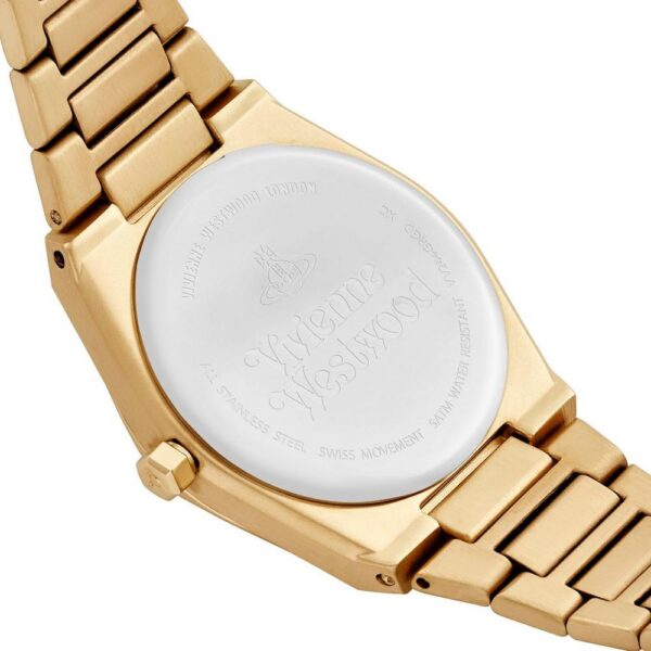 Vivienne Westwood Limehouse 34mm Yellow Gold Tone Ladies Watch - Image 3