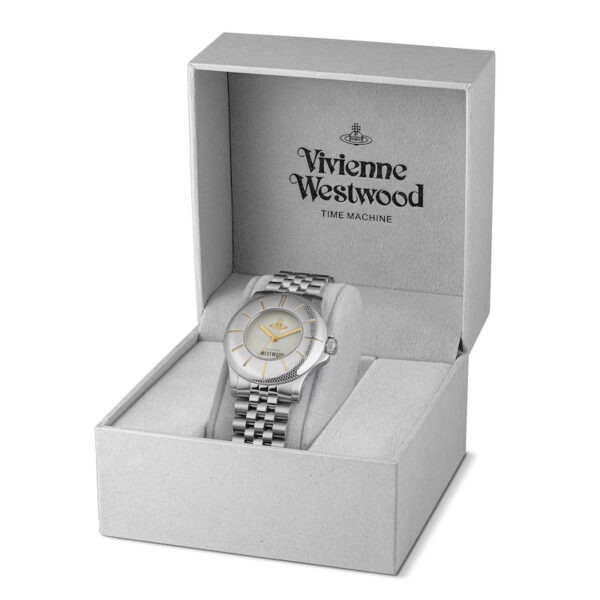 Vivienne Westwood Walbrook Grey Dial Stainless Steel Bracelet Watch - Image 6