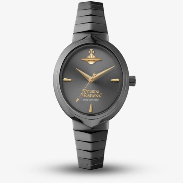 Vivienne Westwood Ladies Armour Gun Metal Watch