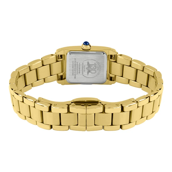 Rotary Heritage Astoria Rectangular Gold Watch RLB10026/70 4